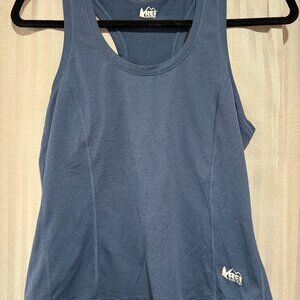 REI Swiftland Running Sleeveless Tank Top in Blue | Size XS